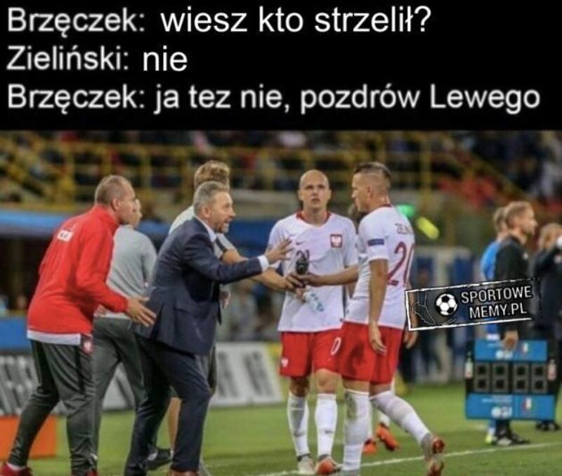 Mem z Jerzym Brzęczkiem 