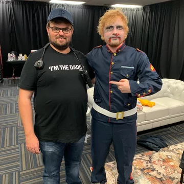 Ed Sheeran i jego ochroniarz 