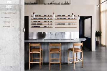 Lokal dla miłośników piwa, projekt Atelier L'Abri v2com, 1685-04