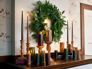 Naturalny wieniec świąteczny