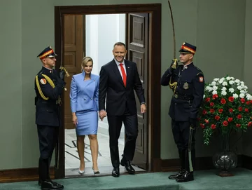 Karol Nawrocki i Marta Nawrocka 