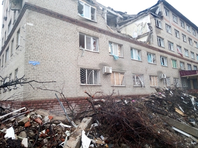 Zmasowany atak na Słowiańsk. Mer miasta: To jedno z największych uderzeń...
