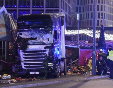 Miniatura: Ciężarówka użyta do zamachu w Berlinie...