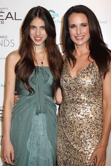 Margaret Qualley i Andie McDowell w 2011 roku 