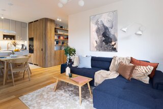 Mieszkanie dla rodziny 2+1, projekt i nadzór nad realizacją: Joanna Lemka-Wójcik, jlw studio