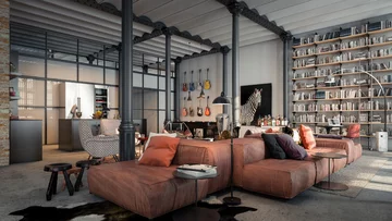 Loft w pałacu, projekt Estudio Vilablanch i TDB Arquitectura v2com, 4480-01