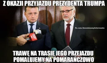 Donald Trump w Polsce. [MEMY] 