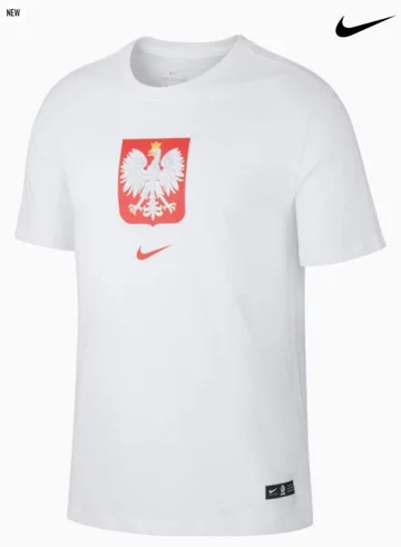 Koszulka nike poland tee evergreen crest. Cena 99,99 zł 