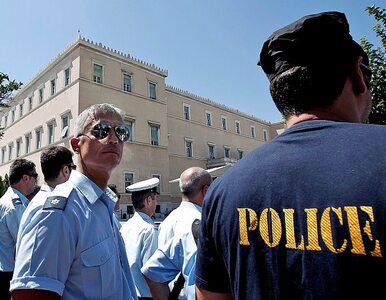 Miniatura: Greccy policjanci wyszli na ulice