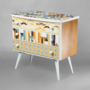 Szafka z Wąsem autorstwa Lidii Skarzyńskiej / ArtPoPo.pl