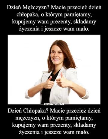 Mem z okazji Dnia Chłopaka 