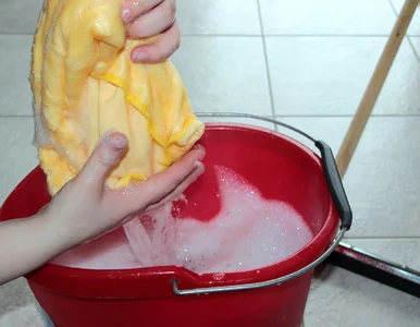 Miniatura: Dodaję dwie krople do wiadra z wodą i...