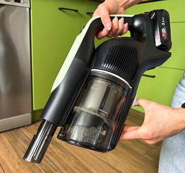 Kompresja kurzu w&nbsp;odkurzaczu Bosch Unlimited 9&nbsp;BCS931TQC