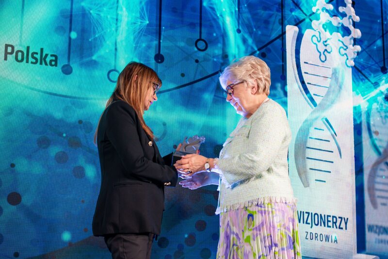 Irena Rej z nagrodą Ambasador Zdrowia