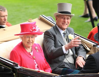 Miniatura: Królowa Elżbieta II i książę Filip...