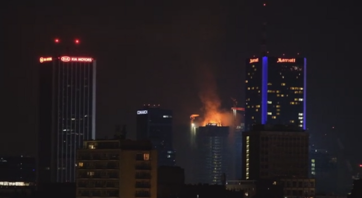 Miniatura: Pożar Warsaw Hub