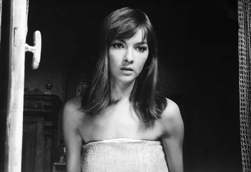 Kadr z filmu „Potem nastąpi cisza” 1965. Kadr z filmu  „Potem nastąpi cisza” w reżyserii Janusza Morgensterna, n/z Barbara Brylska.