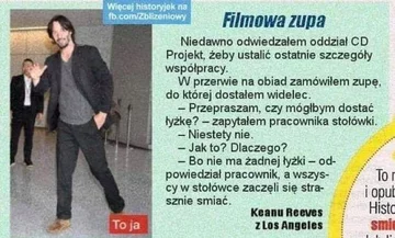 Mem zainspirowany grą Cyberpunk 2077 