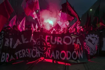 Zdjęcie z warszawskiego Marszu Niepodległości (11.11.2017 r.) 