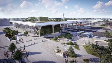 Dworzec autobusowy w&nbsp;Lublinie, proj. Tremend