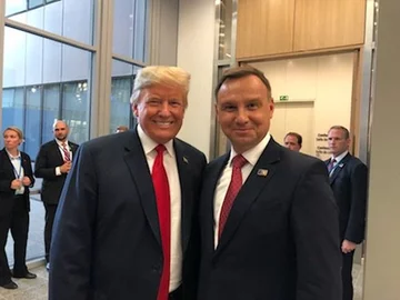 Andrzej Duda na Szczycie NATO w Brukseli 