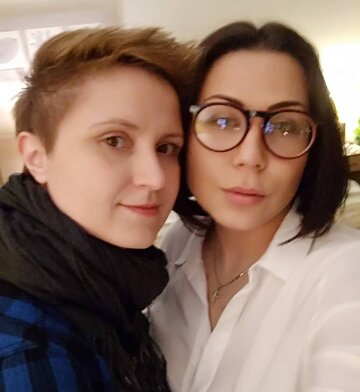 Krystyna z&nbsp;partnerką