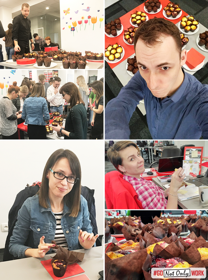Dzień Muffinka w&nbsp;GoWork.pl, słodki przerywnik od&nbsp;pracy