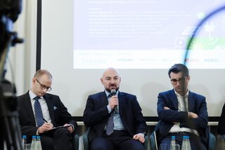 Filip Osadczuk (z lewej), Adrian Skrocki (pośrodku) oraz Mariusz Bartosewicz
