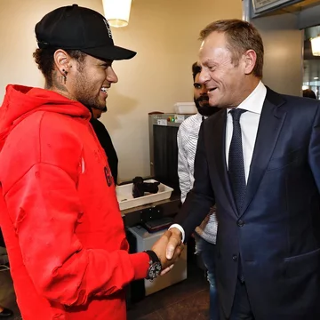 Neymar i Donald Tusk 