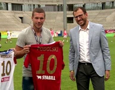 Miniatura: Podolski odwiedził Zabrze. Zobacz jak...