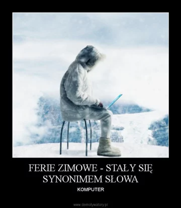 Ferie zimowe 2020 - memy 