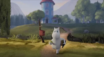 Kadr z serialu 3D „Moominvalley” („Dolina Muminków”) 