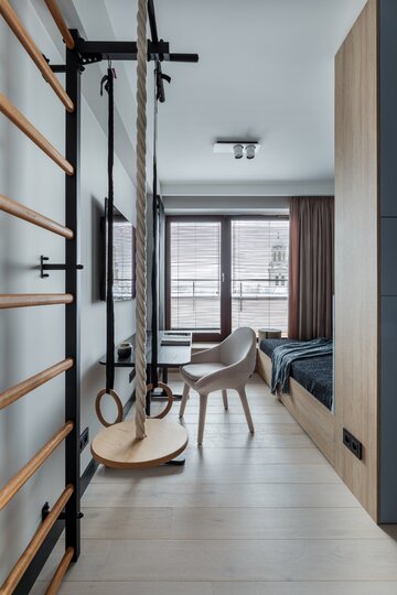 Pok&oacute;j młodzieżowy, proj. Hanny Pietras Architects, Anastazja Łukiewicz