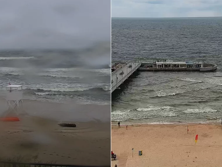 Puste plaże i odwołane rezerwacje. Ulewy pokrzyżowały plany turystom