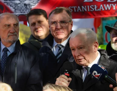 Miniatura: Kaczyński grzmi podczas protestu przed TK....