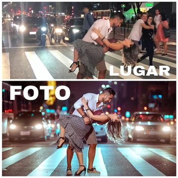 Plan zdjęciowy i efekt pracy fotografa 