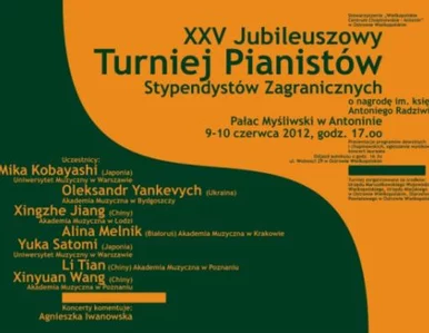 Miniatura: Pianiści powalczą o nagrodę ks. Radziwiłła