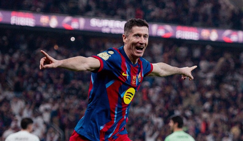 Miniatura: Robert Lewandowski zadał cios w El...