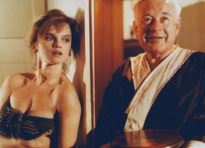 Katarzyna Figura w filmie „Rififi po sześćdziesiątce” (1989) 