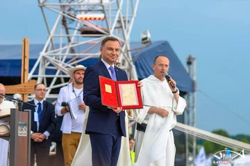 Prezydent Andrzej Duda w Lednicy 