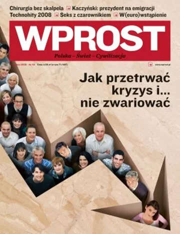 Okładka tygodnika Wprost nr 50/2008 (1355)