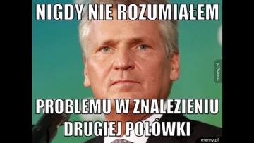 Mem z Aleksandrem Kwaśniewskim 