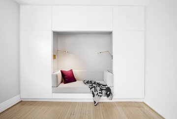 Mieszkanie w&nbsp;bieli, projekt Newsam Construction