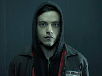 Remi Malek -&nbsp;kadr z&nbsp;serialu "Mr. Robot" (2015)