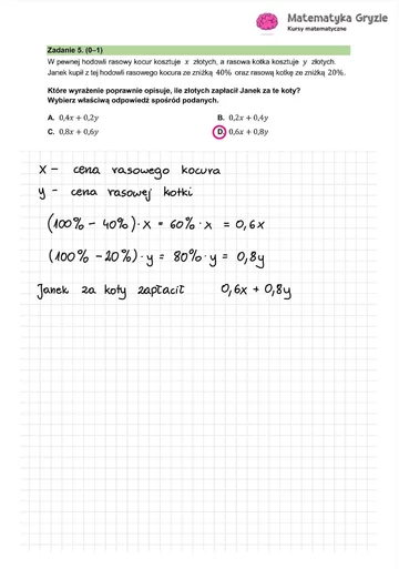 Egzamin ósmoklasisty z matematyki  – strona 4 