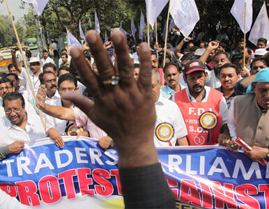 Miniatura: Indie stanęły. Miliony protestują przeciw...