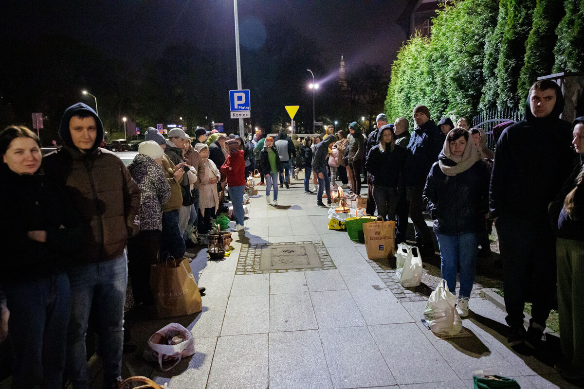 Wielkanoc w szczecińskiej cerkwi prawosławnej. 