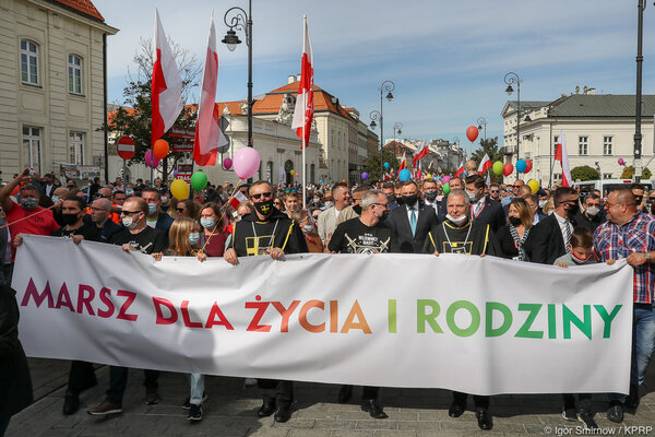 Miniatura: Andrzej Duda pojawił się na Marszu dla...