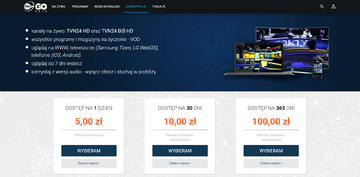 Subskrypcja TVN24 GO