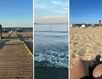 Miniatura: Byłam na najszerszej plaży w Polsce. Woda...